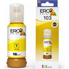 Ero Print Epson EcoTank L3160 Sarı Muadil Mürekkep 65ML