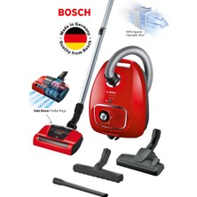 Bosch Serie 4 Toz Torbalı Süpürge Proanimal  Turbo Halı Döver ve Evcil Hayvan Başlıklı Toz Torbalı Süpürge 10 Yıl Motor Garantili