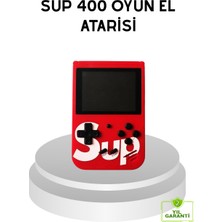 Sup Retro El Konsolu – 500 Oyun, Tv Bağlantılı, 3 Inç Ekranlı Şarjlı Mini Atari