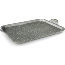 Flonal Cookware Monolite Indüksiyon Kanatlı, Dikdörtgen Plaka, 35 x 25 cm