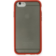 Iphone 6 Kılıf Montreal Silikon Kapak - Kırmızı