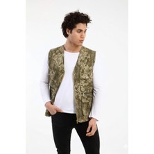 Kavaklıdere Giyim Kamuflaj Desenli Erkek Avcı Yeleği – Çok Cepli, Fermuarlı, Kolsuz Outdoor Yelek