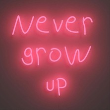 Never Grow Up - Tabela 50 x 50 cm