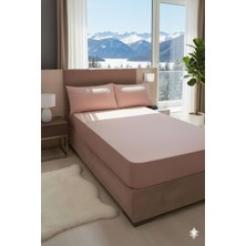 Pamukören %100 Pamuk Çift Kişilik Lastikli Çarşaf Seti - 160X200+30 cm