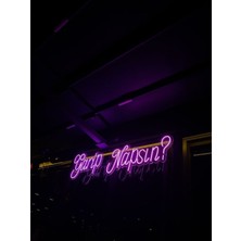 Disa Neon LED Dekoratif Aydınlatma - Garip Napsın, 60*25CM -
