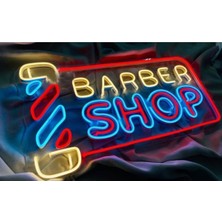 Berber Shop Neon LED 80 x 45 cm