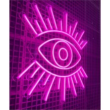 Pembe Göz Neon LED Işık