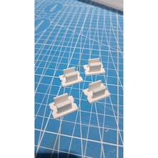5 Adet Neon LED Montaj Klipsi Plastik 6 x 12MM Neon LED Uyumlu.