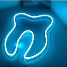 Diş Hekimi Diş Kliniği Dentist Neon Led Tabela 50CM