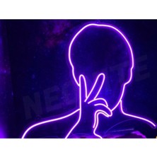 Neon LED Insan Figürü 50 x 30 cm