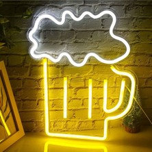 Neon Duvar Yazısı "" Neon Tabela 50X40CM