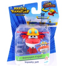 Sinerjim Harika Kanatlar Dönüşen Mini Figür İnşaatçı Jett
