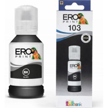 Ero Print Epson EcoTank L3256 Siyah Muadil Mürekkep 65ML