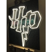 Harry Potter Hp Logo 50 CM Neon LED Tabela Dekoratif Duvar Yazısı