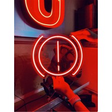 Brake Check Fren Arıza Ikaz Uyarısı Neon LED Atölyeler ve Garajlar Için 40 x 40 cm