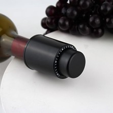 Rg Vakumlu Şarap Tıpası | Şarap Şişesi Hava Geçirmez Koruyucu | Paslanmaz Çelik Şarap Saklama Tıpası | Ev ve Hediyelik Için Uygun