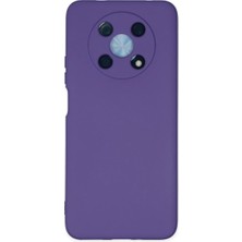 Nova Y90 Kılıf Nano Içi Kadife Silikon - Mor