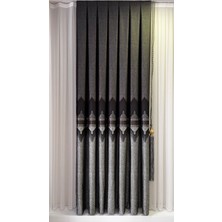 Fon Dünyası Pano Fon Perde Antrasit Gri (Tek Kanat)