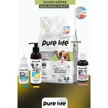 Pure Life Başlangıç Paketi 4'lü Yavru Köpek Somonlu Beslenme Deri Tüy Bakımı