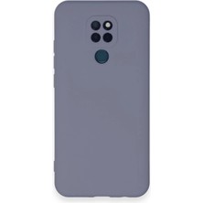 General Mobile Gm 20 Kılıf Nano Içi Kadife Silikon - Gri