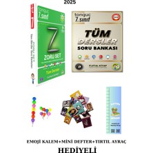 Tonguç Akademi Tonguç 7. Sınıf Tüm Dersler + Zoru Tüm Dersler Soru Bankası 3 Kitap (Emoji K.+Mini D.+Tırtıl A.)