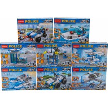 Lelebrother Polis Seti LEGO Brickz 8 Farklı LEGO 1 Sette