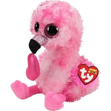 Sinerjim Ty Beanie Boos Kalpli Flamingo Peluş Dainty 15 cm
