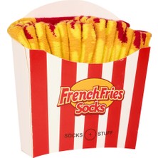 Özel Fries Çorap | Patates Kızartması Tasarımlı | Unisex Tek Beden 37-43 | Hediyelik