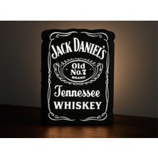 Jack Logo LED Lamba 23 x 17 x 2.7cm 3D Baskı Pla Plastik Adaptör Dahildir