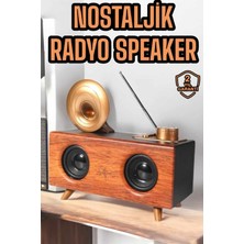 Çalar Radyo Müzik Kutusu Nostaljik Hoparlör Speaker KOZMIX-969871