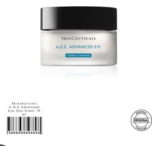 Skinceuticals Kırışıklı Karşıtı ve Koyu Hallka Görünümüne Karşı Bakım Sağlayan A.g.e Advanced Eye Göz Kremi 15ML