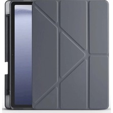 Pad X9 11.5 Kılıf Kalemlikli Mars Tablet Kılıfı - Koyu Gri