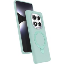 Redmi Note 14 5g Regal Magsafe Standlı Kapak - Su Yeşili