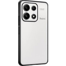 Poco X6 Kılıf Lensli Silikon - Siyah