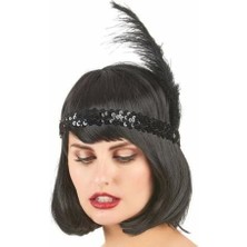 Ttt Nevamel Yılbaşı Saç Tüyü Saç Bandı Siyah Renk