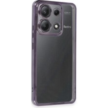 Poco X6 Kılıf Lensli Silikon - Mor