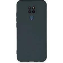 General Mobile Gm 20 Kılıf Nano Içi Kadife Silikon - Koyu Yeşil