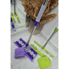 Sihirli Teleskobik Mandallı Mop.yedek Bez Hediyeli.,duvar,yüzey ve Cam Temizlik Paspası (NKS123)