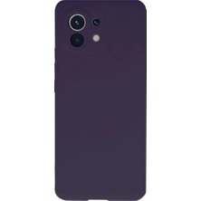 Mi 11 Kılıf Nano Içi Kadife Silikon - Mor