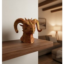 Astraltech Altın Kırmızı Ejderha Figürü