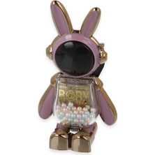 Astro Stand Tavşan Astronot - Mor