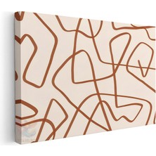 Artarilion Yatay Kanvas Tablo Salon Tablosu Boho 8 Kanvas Duvar Tablosu