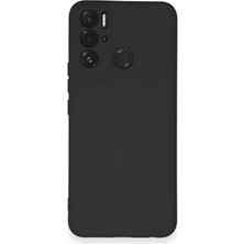 Tecno Pova Neo Kılıf Nano Içi Kadife Silikon - Siyah