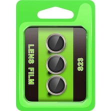 Galaxy S23 Raze Metal Kamera Lens - Gri