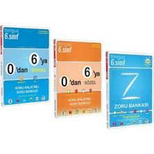 Tonguç Akademi 0'dan 6'ya Sayısal ve Sözel Konu Anlatımlı Soru Bankası + 6. Sınıf Zoru Bankası Tüm Dersler