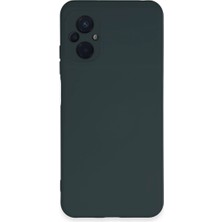 Poco M5 Kılıf Nano Içi Kadife Silikon - Koyu Yeşil