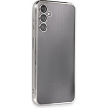 Galaxy A14 4g Kılıf Lensli Silikon - Gümüş
