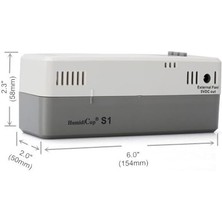 S1 Elektronik Puro Nemlendirici, 40-150 Sayım Masaüstü Nemi Için Küçük Boyut,% 40 Ila% 90 Ayar Aralığı, Kararlı Nem Kontrolü