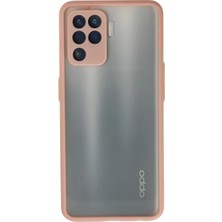 Reno 5 Lite Kılıf Montreal Silikon Kapak - Pembe