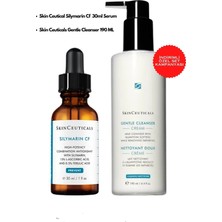 Skinceuticals Çizgi, Kırışıklık, Lekeli Mat Ciltler Için Yenieleyici Silymarin Cf Serum 30ML Gentle Cleanser 190ML
